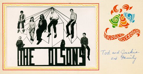 1969 A photo montage created by Thor in his basement bedroom/darkroom.