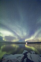 Abisko Aurora-3 Aurora reflected in the waters of Lake Trondetraske, Sweden’s longest and deepest lake. Abisko, Sweden 16 Nov 2015 EOS 60Da with EFS 10-22mm(10mm) 8 seconds,...