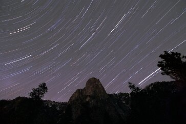 Sentinel Point Sentinel point in Yosemite National Park. One of my first digital startrail images comprises four exposures of 15 minutes each. Image composited and noise...