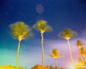 Windy Night Not an ideal night for star pictures! The moon is full, clouds and haze fill the sky, and nearby lights conspire to wash out the darkness. Even so, the pattern...