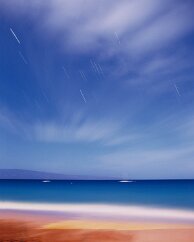 Orion at the Beach It looks like a daytime picture but there was only the full moon. With enough exposure, what looks like black sky to me becomes sky blue to the film. The dreamy...