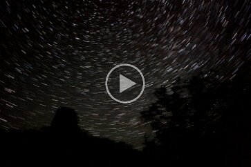 2011-Devils Tower My first attempt to do night sky timelapse. The camera is on a fixed tripod carefully positioned so that Polaris is directly above the monument. About halfway...