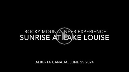 2024-Sunrise at Lake Louise Here is what we experienced in a morning at Chateau Lake Louise. The official sunrise was for 5:30am, and I thought the mountain peaks woud see it before that,...