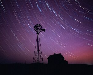 South Dakota Windmill I had a picture in my mind's eye of a windmill in front of night sky startrails. But windmills, once a common, though neglected, artifact of an earlier...
