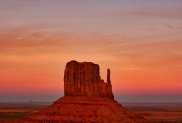 Earth's Shadow behind Mitten As the sun sets in the west, the view to the east shows a distinct purplish band at the horizon. This is the Earth’s shadow on the sky, a forecast of the...