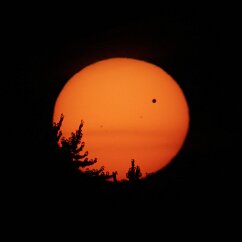Transit Sunset It is rare for Venus to pass in front of the sun and so I assembled telescopes and equipment while Poldi hosted a picnic, inviting family and friends to view an...