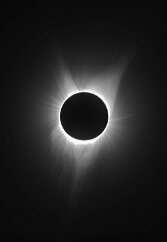 Corona Only when the moon covers the sun in a total eclipse can its halo be seen. This is the corona, a mystery to astronomers, who only get a glimpse of it for a few...