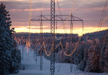 Arctic Power The ocean of trees part to make way for electric power to cross the northern regions of Sweden. The sun has momentarily peeked above the horizon and will soon...