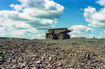 DownholeMagnetometer-9 The largest trucks in the world haul taconite from the open pit mine to the mill. This is one of them.