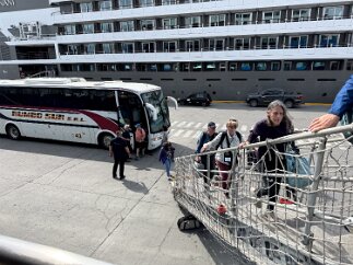 IMG_8589 We step off the tour bus and onto the gangplank.
