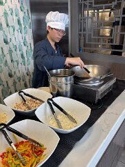 IMG_8612 The stir-fry station at the lunch buffet.