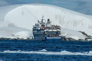 IMG_2196 Our ship, as we leave it to explore Foyn Harbor.