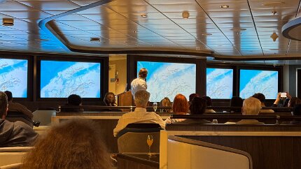 IMG_9015 Expedition leader Szymon briefs us on the next day's travel.