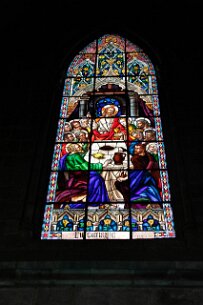 _MG_1022 One of dozens of such stained glass windows lining the basilica.
