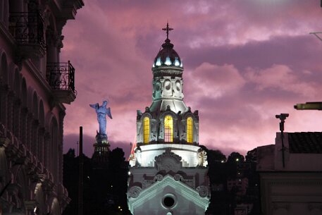 _MG_1042 We stayed in Old Quito until dark and watched the city transform to host a festival celebrating its 400th year.