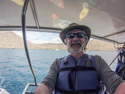 GOPR0039 Preparing to snorkel, a selfie from a GoPro.