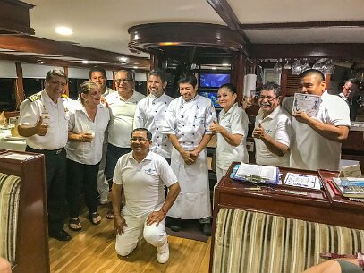 IMG_6917 The crew and staff of M/Y Letty.