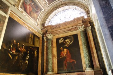 _MG_7186 Caravaggio paintings at San Luigi dei Francesi