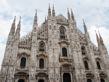 Milan The site of a photo reconstruction