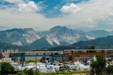 Liguria-Carrara-105 The most famous marble quarry in the world is near Carrara in northern Tuscany. Its stone is found in temples, monuments and buildings everywhere and was the...