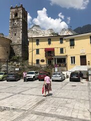 Liguria-Carrara-106 If you find yourself looking for a space in a parking lot paved in marble, you may be in a quarry town.