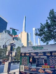 IMG_6444 Nathan's famous hot dogs offered at the edge of Central Park.