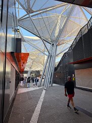 IMG_7489 Naples is famous for its artistic subway stations. This is Garibaldi, the hub of subway and train lines.