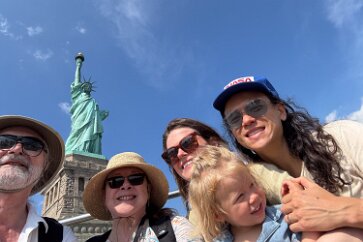 IMG_6370 A hastily contrived selfie illustrates the mood and activity level of our group.