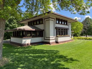 IMG_5810 The Stockman House, a Wright home open for public viewing.